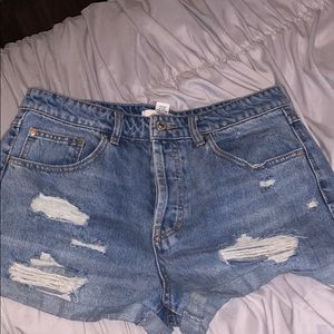Mom style Jean shorts